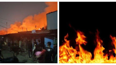 Kebakaran Hebat Melalap Pasar Sadang Serang Kota Bandung 