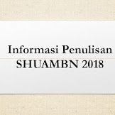 Informasi Pencetakan SHUAMBN MTs MA 2018