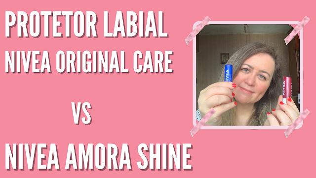 Duelo de protetor labial Nivea: Original Care vs Amora Shine