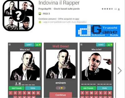 Soluzioni Indovina il Rapper | Tutti i livelli risolti con screenshot soluzione