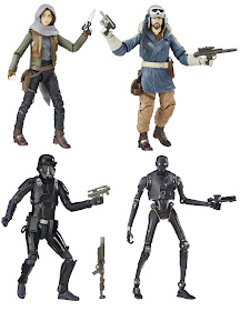 Star Wars Rogue One The Black Series 6” Action Figures Wave 1 - “Jedha” Sergeant Jyn Erso, “Eadu” Captain Cassian Andor, K-2SO & Imperial Death Trooper