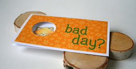 Bad Day Window Card by Jess Moyer featuring Newton's Nook Designs Naughty Newton