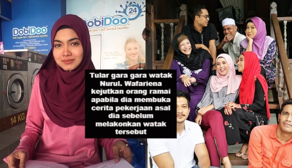 Tular gara gara watak Nurul. Wafariena kejutkan orang ramai apabila dia membuka cerita pekerjaan asal dia sebelum melakonkan watak tersebut