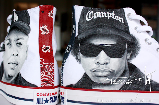 Custom Shoes NWA Dr Dre Eazy E