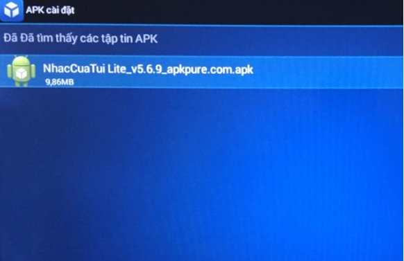 Các bước cài đặt file APK trên tivi Asanzo