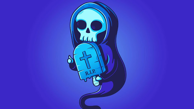 Rip Skull Illustration