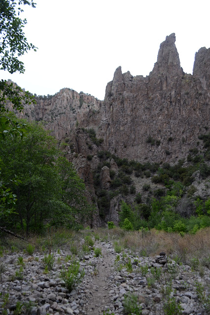 distinct trail and cairn to help anyway