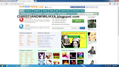 MyTyniPhone.com screen shoot