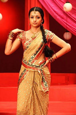 Latest Trisha Krishnan In Saree