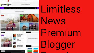 Limitless News Premium Blogger Template Download