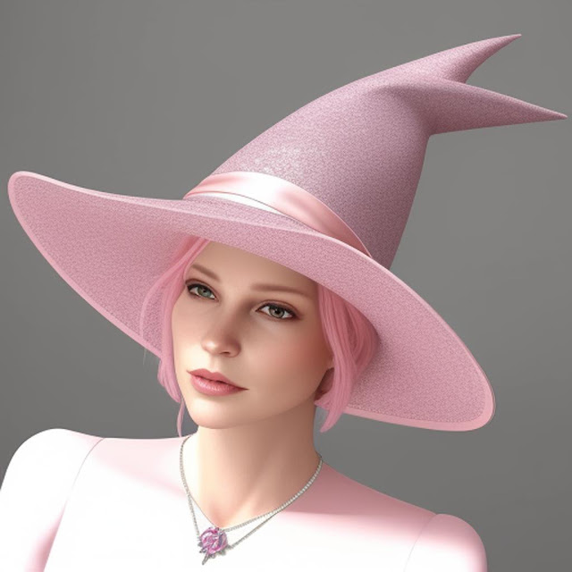 Pink Witch Hat Centerpiece