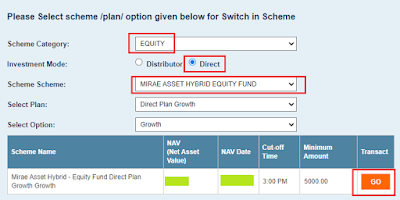 How To Switch Funds In Mirae Asset Mutual Fund