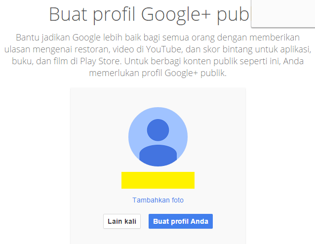 Buat Akun Google Plus