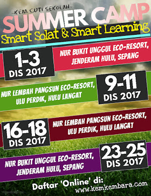 Kem Motivasi Cuti Sekolah 2017: KEM MOTIVASI CUTI SEKOLAH 2017