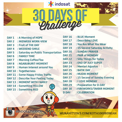 Kompetisi 30 days Ramadhan Instagram Challange