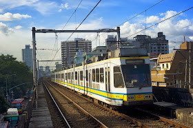 LRT Metro Train in Manila