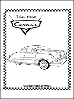 Desenhos do Disney Pixar Cars para Colorir