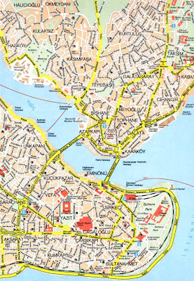 Map of Istanbul