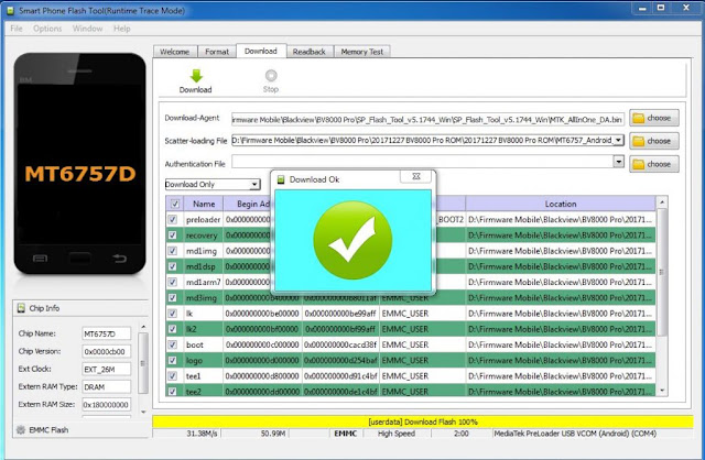 Cara Flashing Blackview BV8000 Pro Tutorial Disertai Gambar 