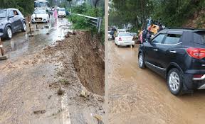 फोरलेन निर्माण कार्य की धीमी रफ्तार बनी लोगो की मुसीबतो का कारण 