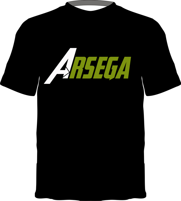 ARSEGA Desain  Kaos  Arsega Siap Cetak