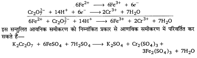 Solutions Class 11 रसायन विज्ञान Chapter-8 (अपचयोपचय अभिक्रियाएँ)