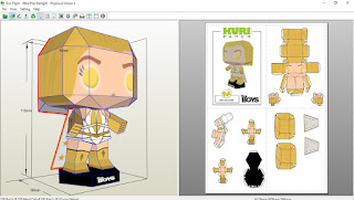 Kuri Paper - Pop Mini Funko Starlight The boys Papercraft