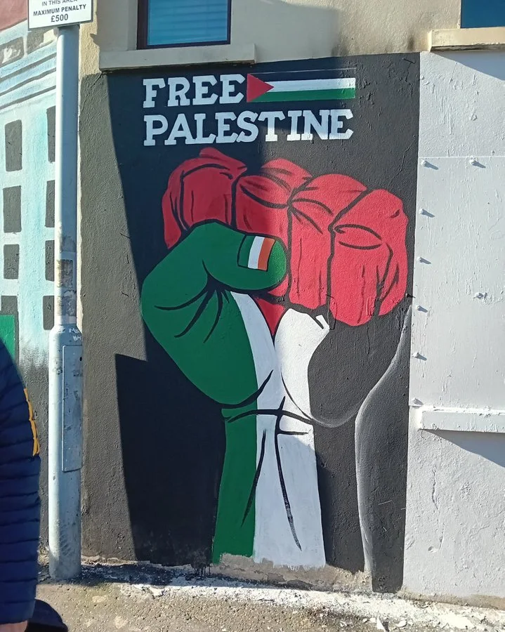 'Free Palestine' Artwork (Belfast, Ireland)