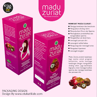Desain branding produk madu herbal untuk kesehatan wanita