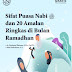 Sifat Puasa Nabi dan 20 Amalan di Bulan Ramadhan