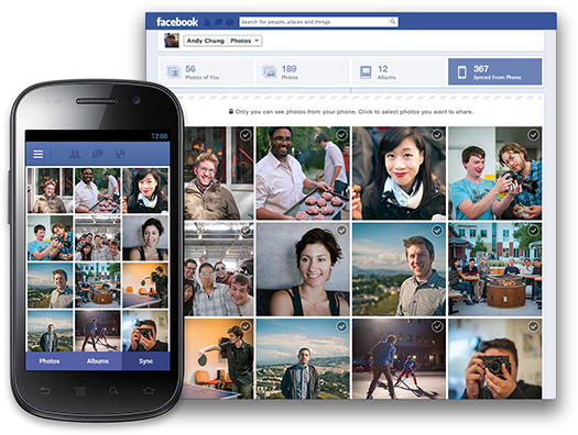 Facebook apps updated brings Automatic Photo Uploading for Android