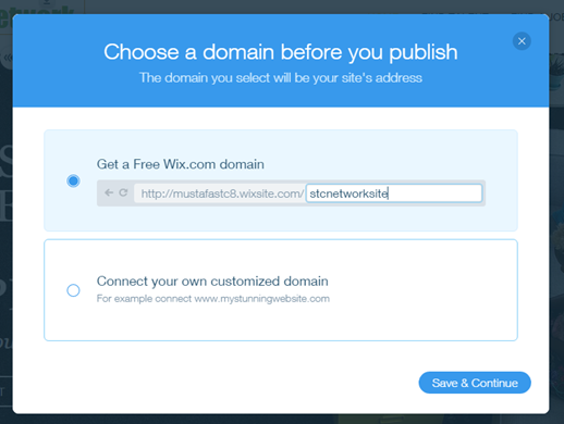 Get a Custom Domain for your Wix Website