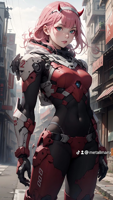 Zero Two in  Niji Armor