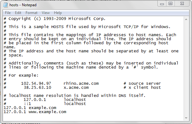 hosts-file-windows