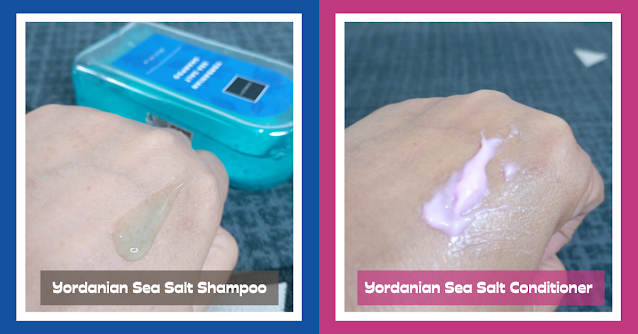 tekstur yordanian sea salt shampoo dan conditioner