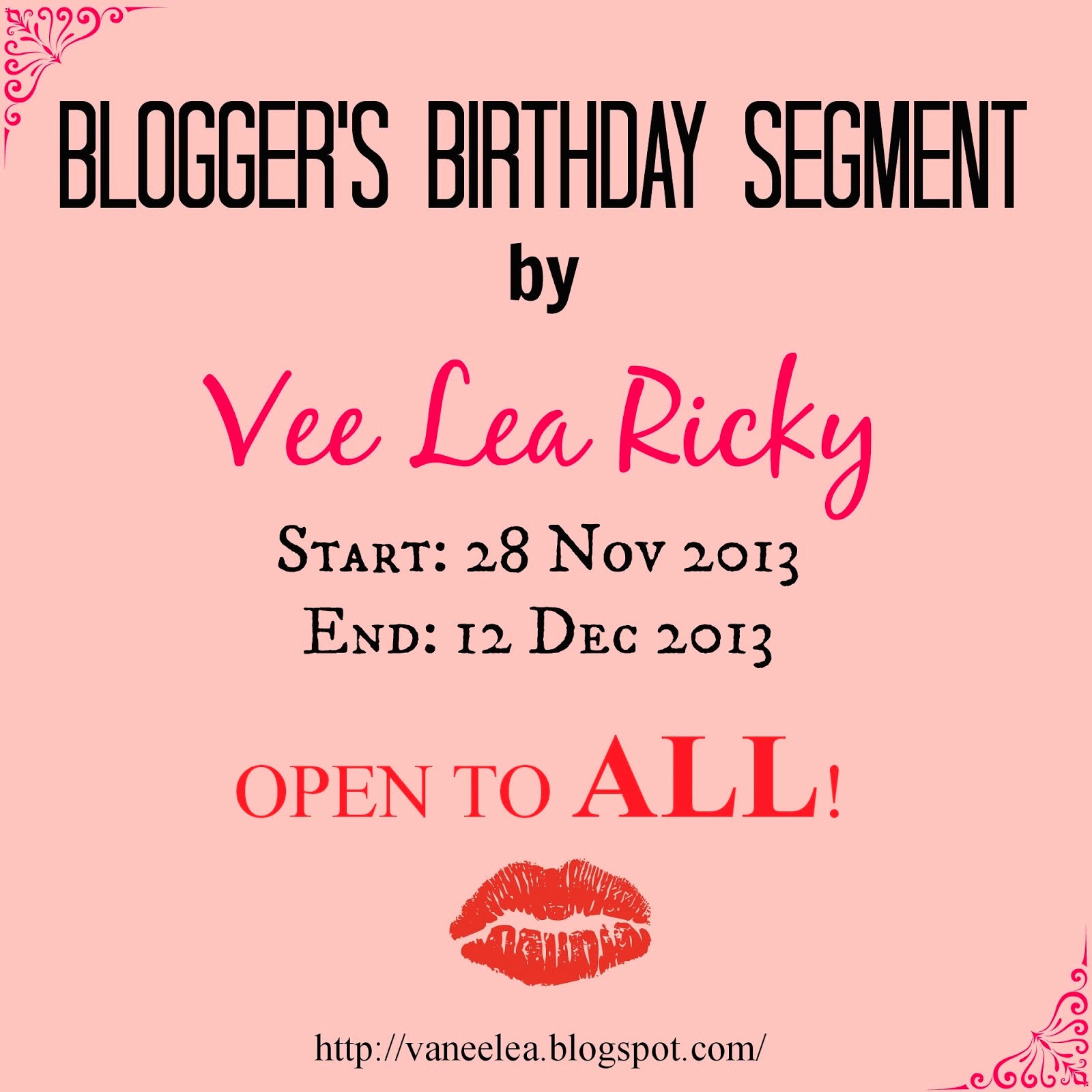 http://vaneelea.blogspot.com/2013/11/bloggers-birthday-segment.html