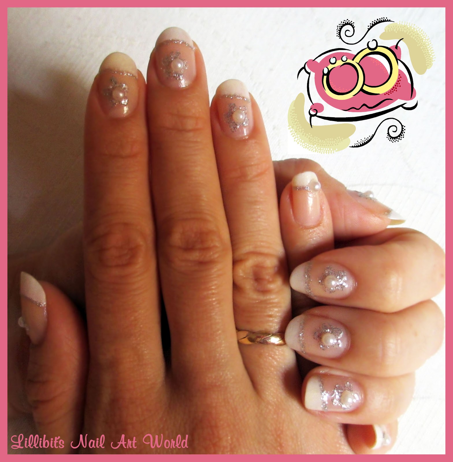 Lillibit s Nail  Art  World Wedding  Anniversary  manicure