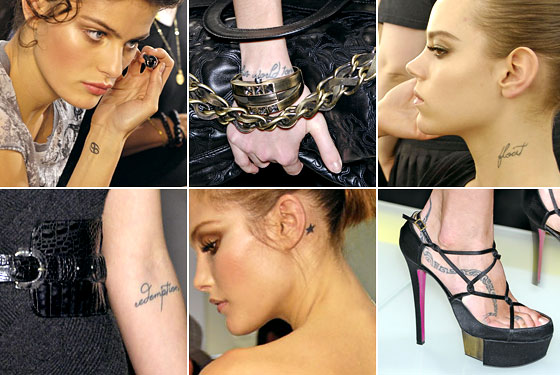 Tattoos and Fashion Supermodels and their Ink in the Business of Self 