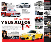 Recientemente salio publicado en la Revista Speed, una revista sobre autos, .