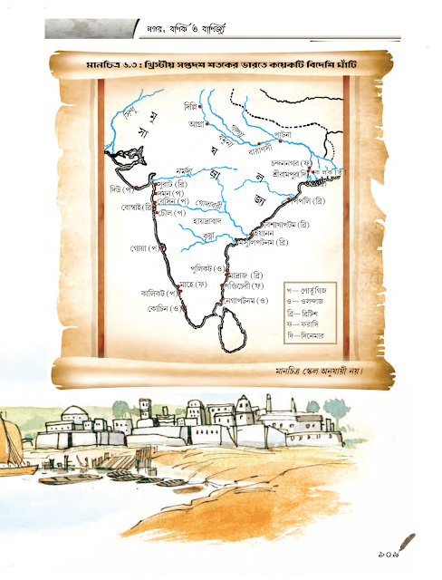 নগর, বণিক ও বাণিজ্য | ষষ্ঠ অধ্যায় | সপ্তম শ্রেণীর ইতিহাস | WB Class 7 History