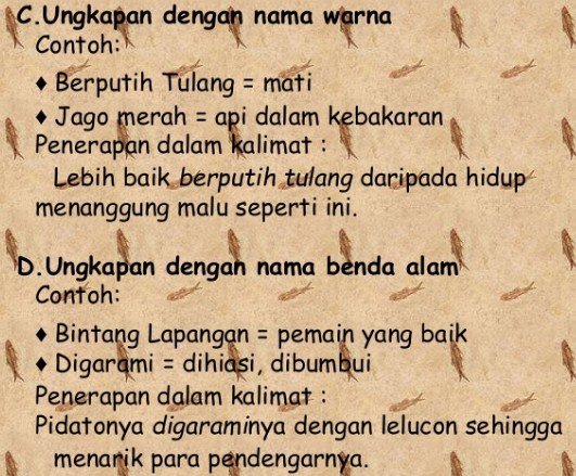 Pengertian Ungkapan, Ungkapan dalam Kalimat dan Contohnya Bhs. Indonesia