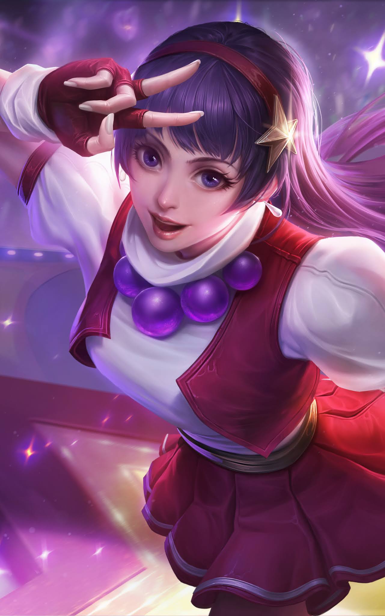 Guinevere Athena Asamiya skin wallpaper