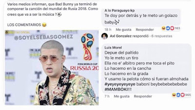 Bad Bunny terminó de componer la canción del mundial de Rusia 2018