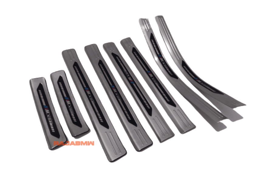 Door Sill Plate X5 2019 G05 Logo M X5 Sheer Driving Pleasure, Bahan Alumunium