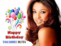 lovely happy birthday tanushree dutta wallpaper, smile photo tanushree dutta birthday wishing for laptop or desktop backgrounds.