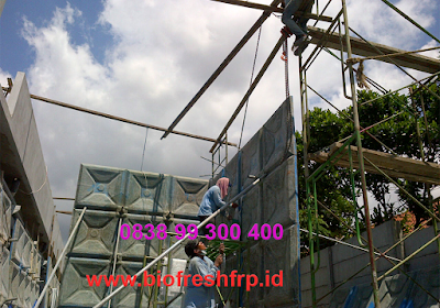 Roof Tank Fiberglass Biofresh (Panel Tank FRP)