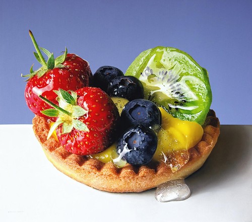 Luigi Benedicenti hyperrealistic food paintings