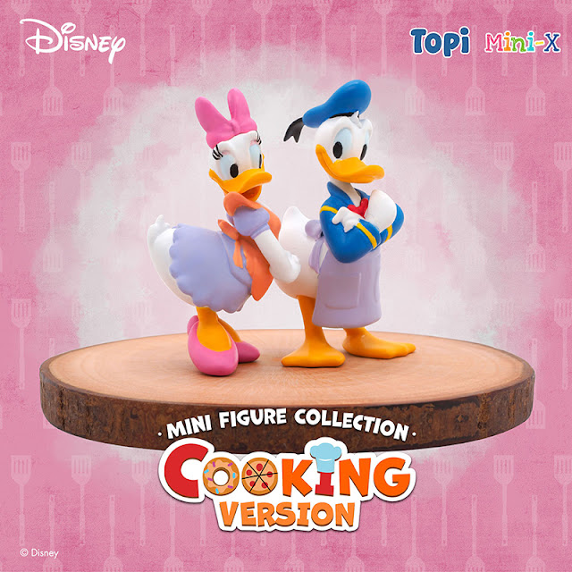 Mickey and friends, Donald, Daisy, Topi, Hong Kong, Disney Mini Figure Collection, Cooking version