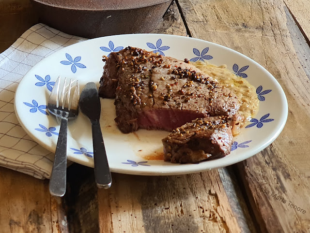 Steak au poivre