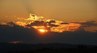 This evening's offering - a stunning sunset again